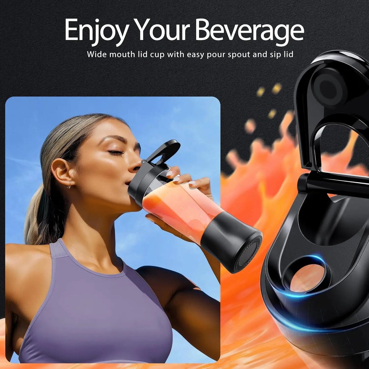 Cordless Mini Blender - Travel Smoothie Maker - Kitcharoo