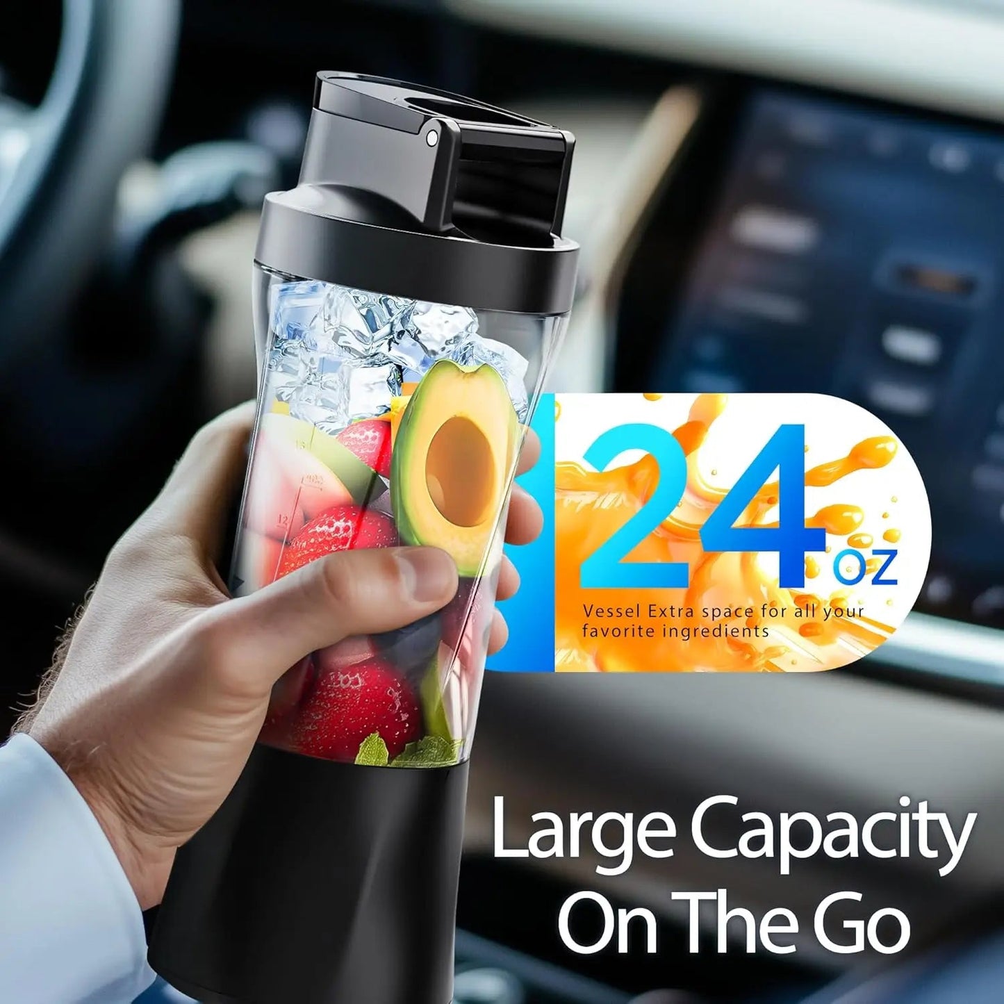 Cordless Mini Blender - Travel Smoothie Maker - Kitcharoo
