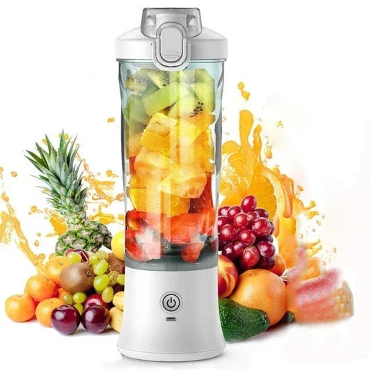 Portable 600ml USB - Rechargeable Blender – Powerful 4000mAh Battery for Smoothies, Juices, and More - Kitcharoo